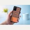 Man&Wood case for Galaxy S20+ browny check black