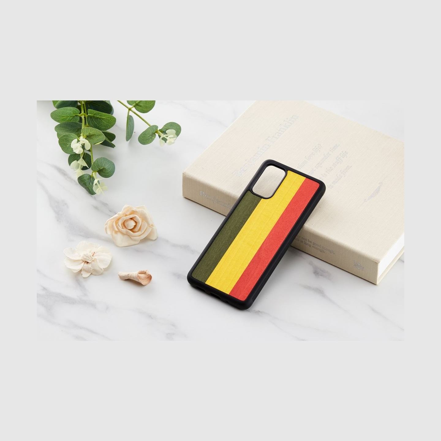 Man&Wood case for Galaxy S20+ reggae black