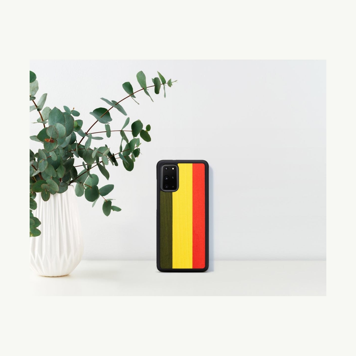 Man&Wood case for Galaxy S20+ reggae black