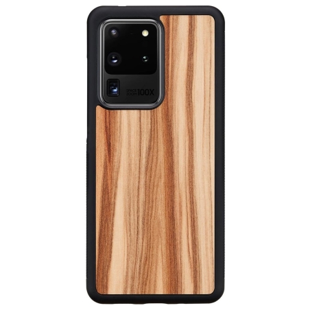 Man&Wood case for Galaxy S20 Ultra cappuccino black
