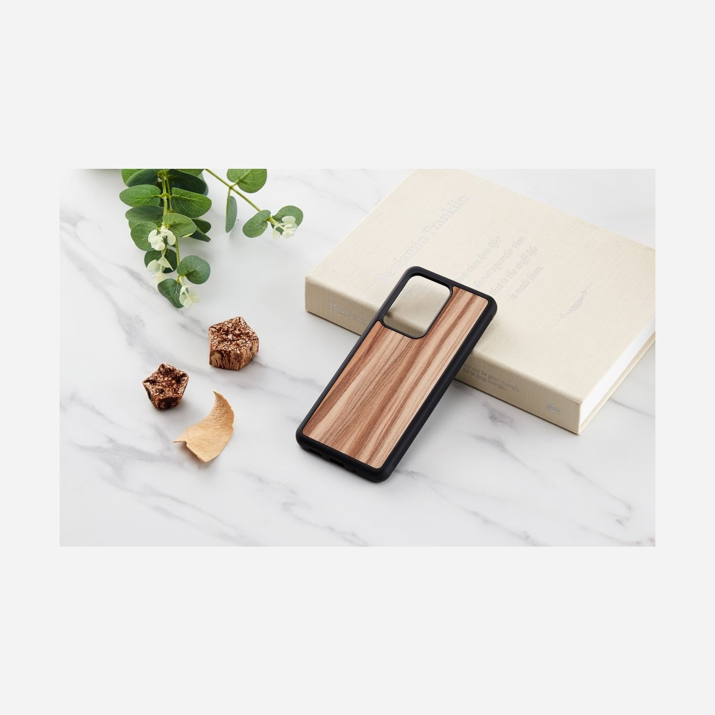 Man&Wood case for Galaxy S20 Ultra cappuccino black