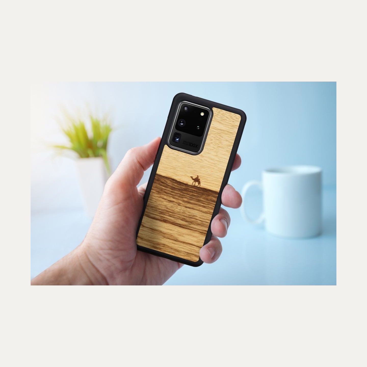 Man&Wood case for Galaxy S20 Ultra terra black