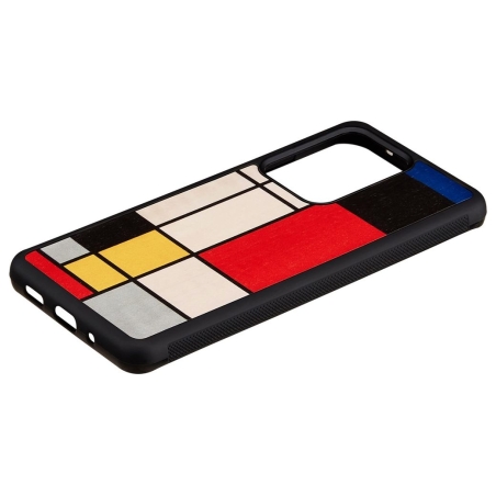 Man&Wood case for Galaxy S20 Ultra mondrian wood black