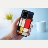 Man&Wood case for Galaxy S20 Ultra mondrian wood black