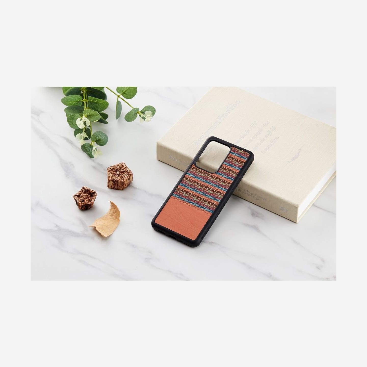 Man&Wood case for Galaxy S20 Ultra browny check black