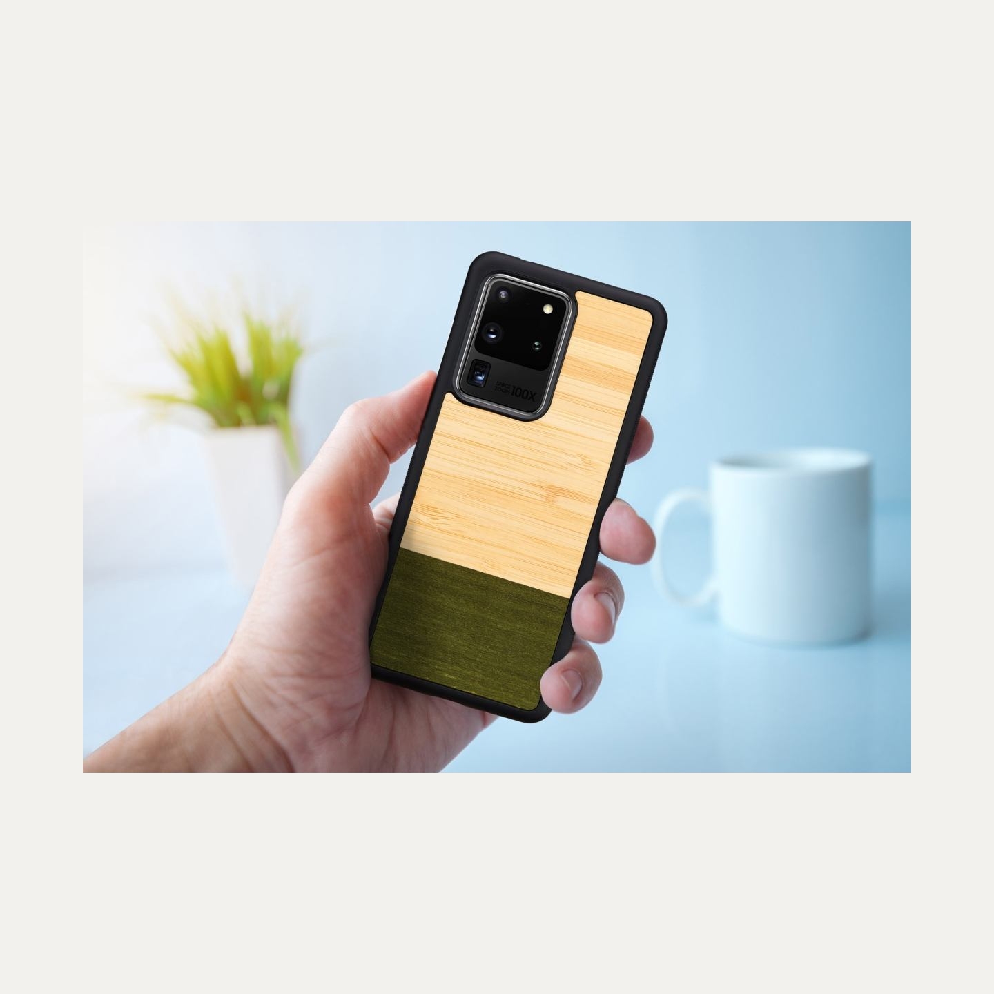 Man&Wood case for Galaxy S20 Ultra bamboo forest black