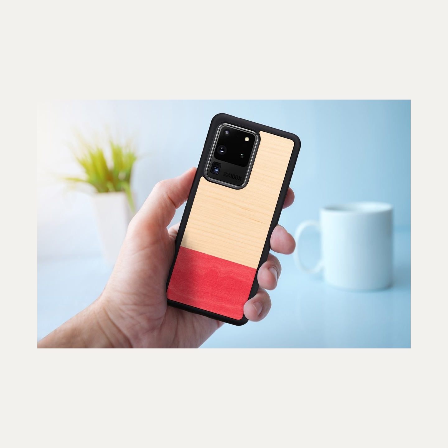 Man&Wood case for Galaxy S20 Ultra miss match black