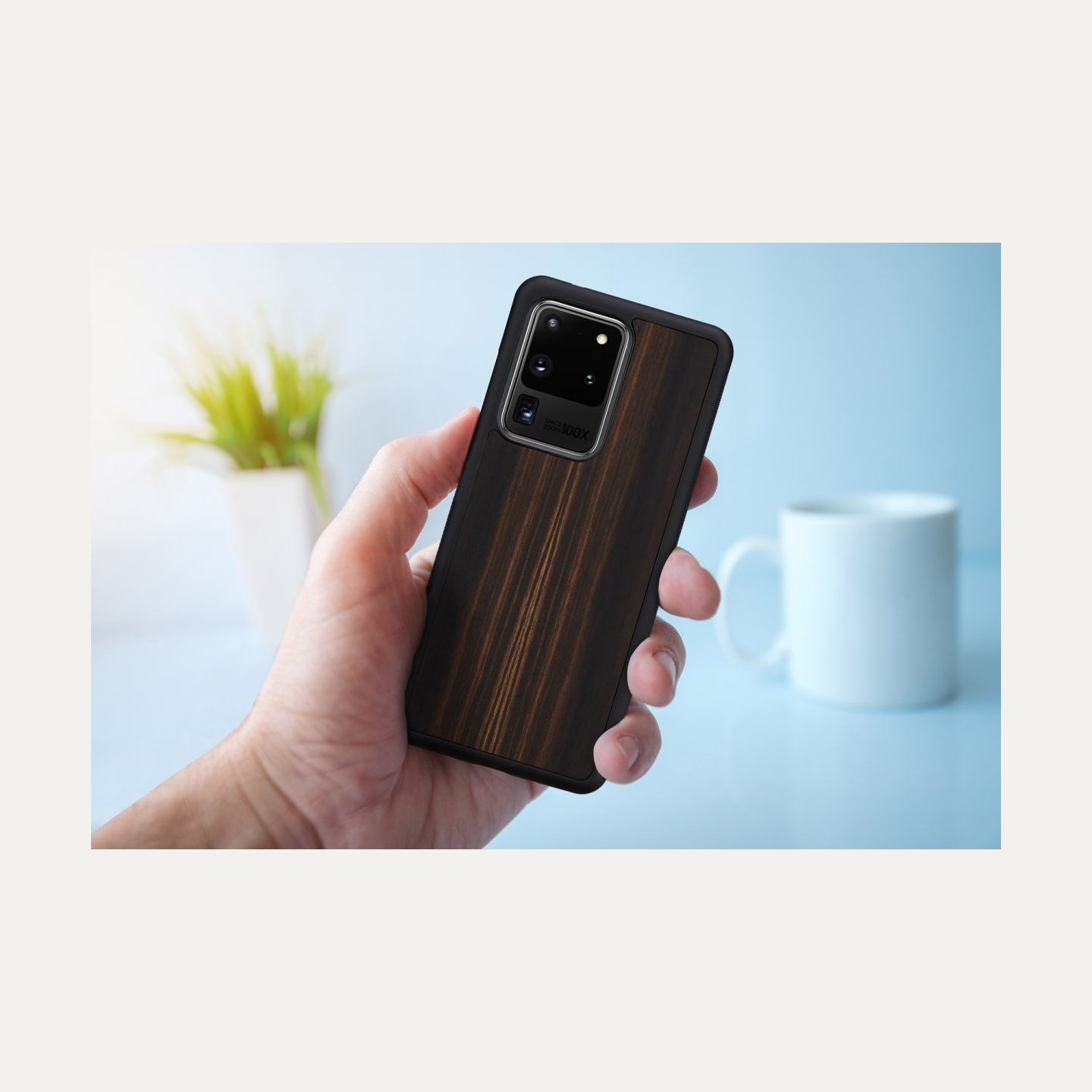 Man&Wood case for Galaxy S20 Ultra ebony black