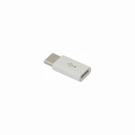 Sbox AD.USB-C W Micro USB 2.0 F. -> TYPE C M. White