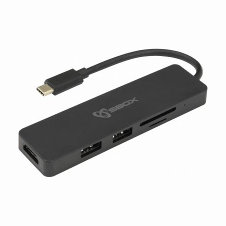 Sbox TCA-51 USB Type-C->HDMI/USB-3.0/SD+TF