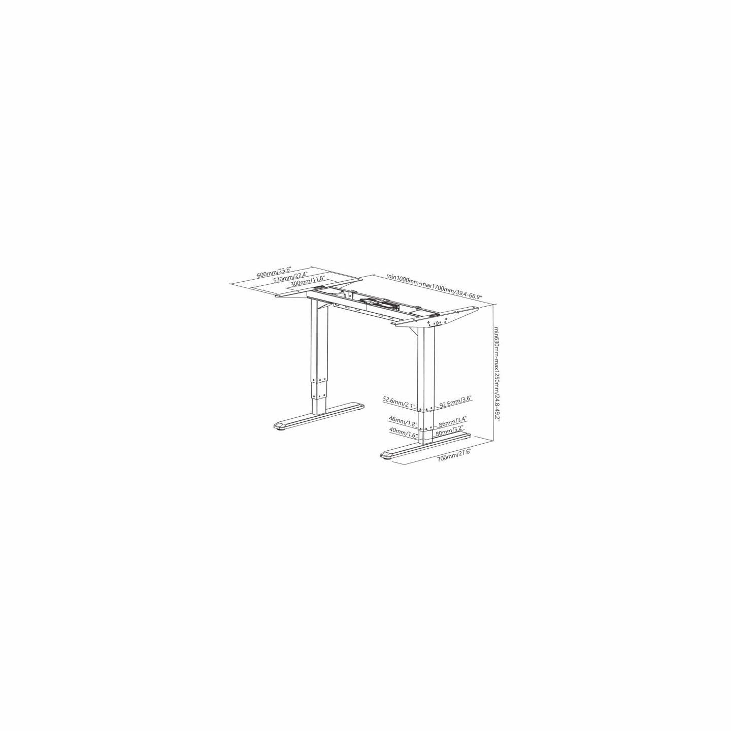 Sbox MD-223R Desk Motorized