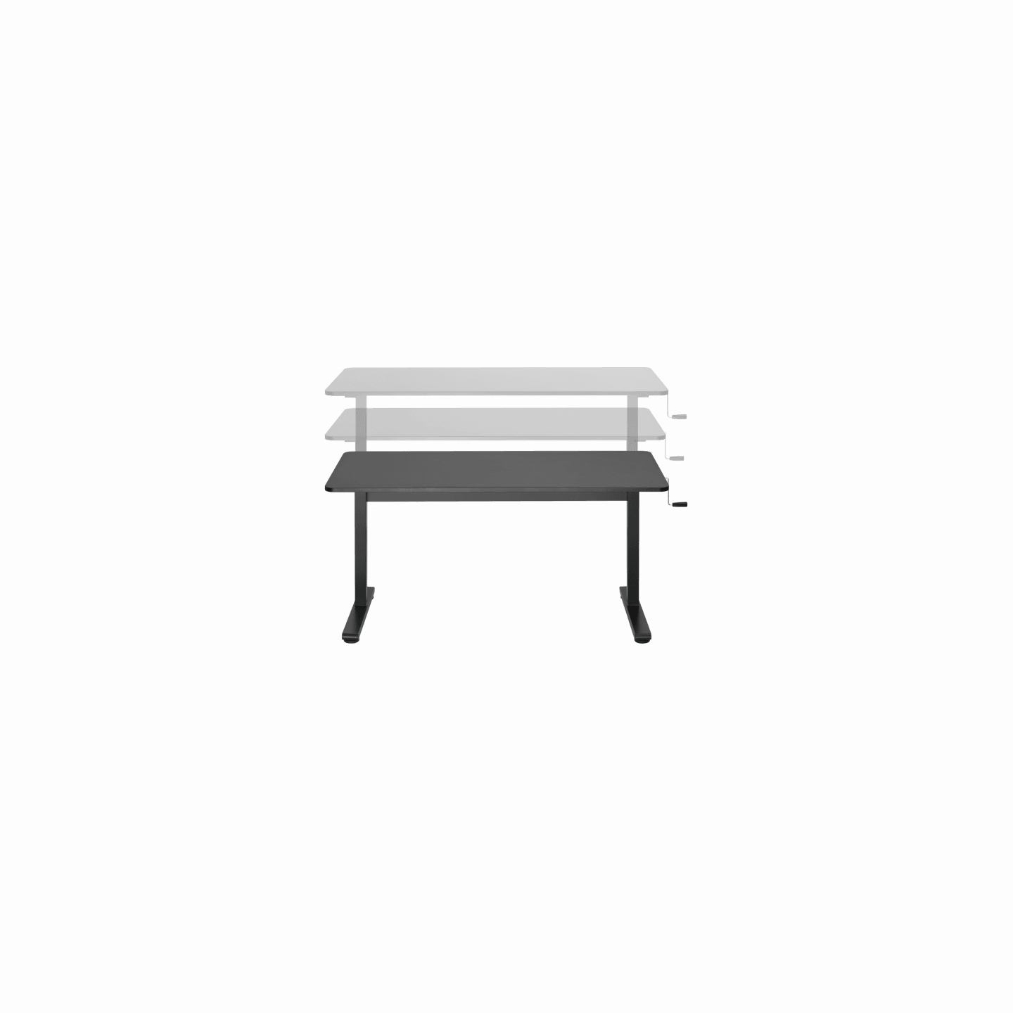 Sbox MD-220 Manual Sit-Stand Desk