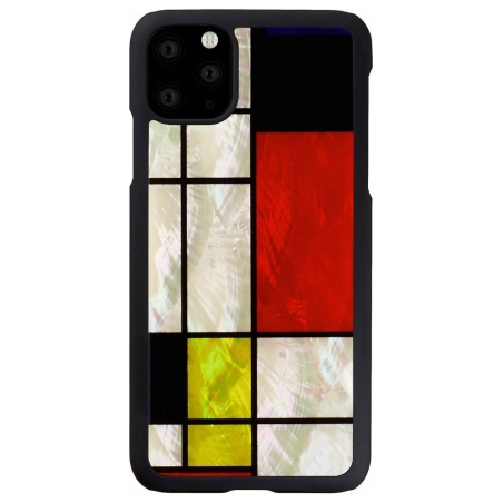 Ikins SmartPhone case iPhone 11 Pro Max mondrian black