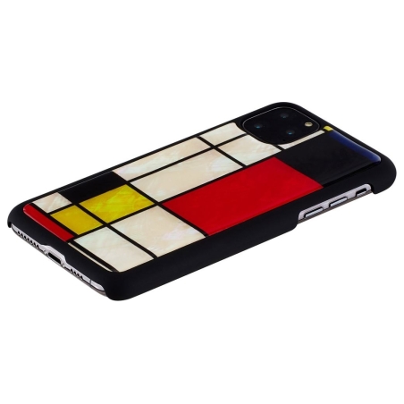 Ikins SmartPhone case iPhone 11 Pro Max mondrian black