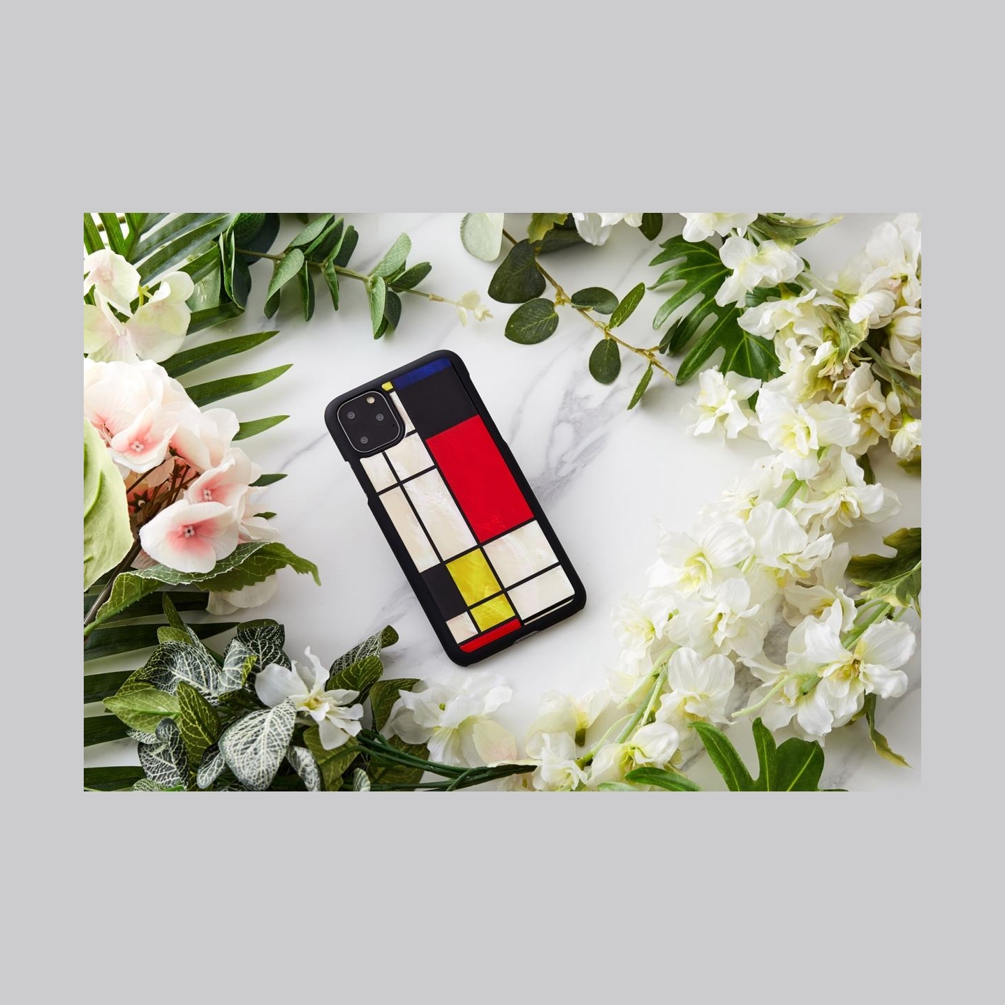 Ikins SmartPhone case iPhone 11 Pro Max mondrian black