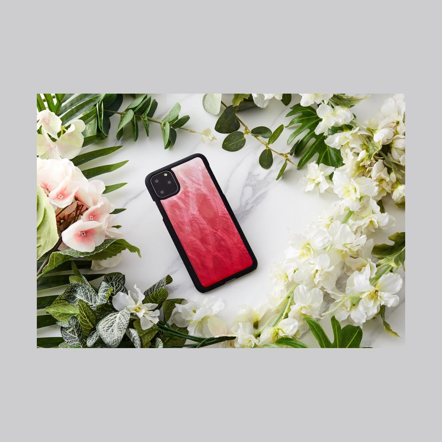 Ikins SmartPhone case iPhone 11 Pro Max pink lake black