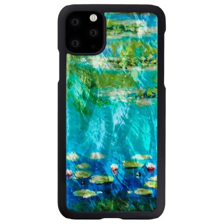 Ikins SmartPhone case iPhone 11 Pro Max water lilies black
