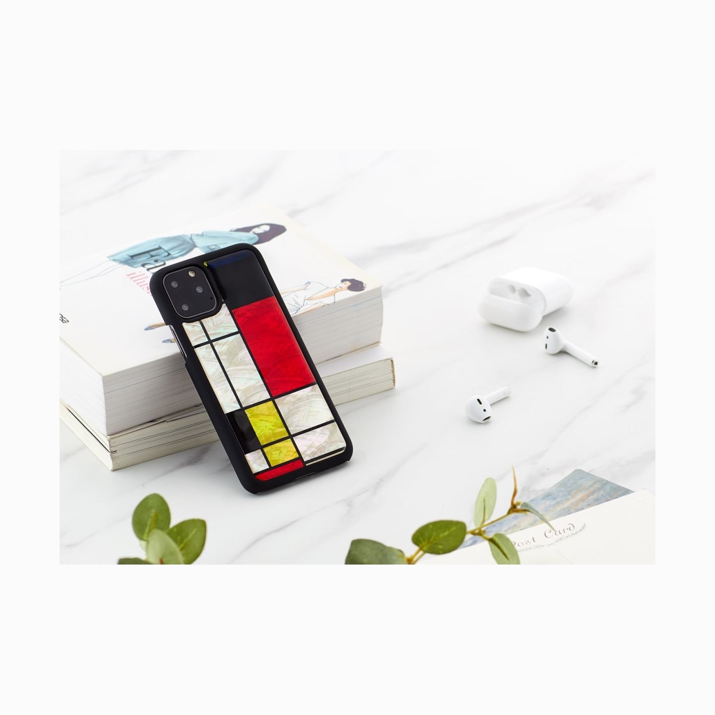 Ikins SmartPhone case iPhone 11 Pro mondrian black