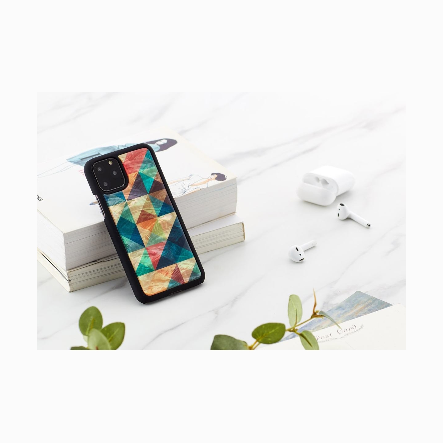 Ikins SmartPhone case iPhone 11 Pro mosaic black