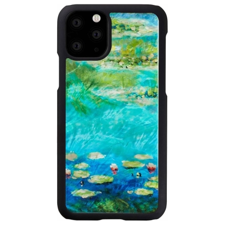 Ikins SmartPhone case iPhone 11 Pro water lilies black