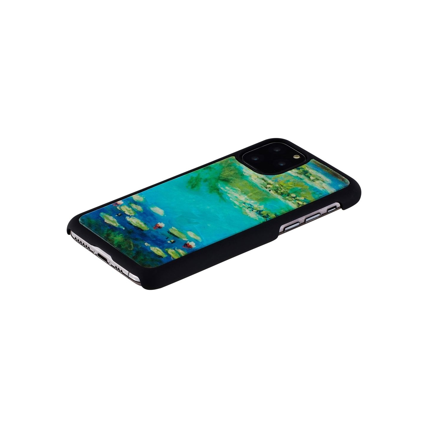 Ikins SmartPhone case iPhone 11 Pro water lilies black