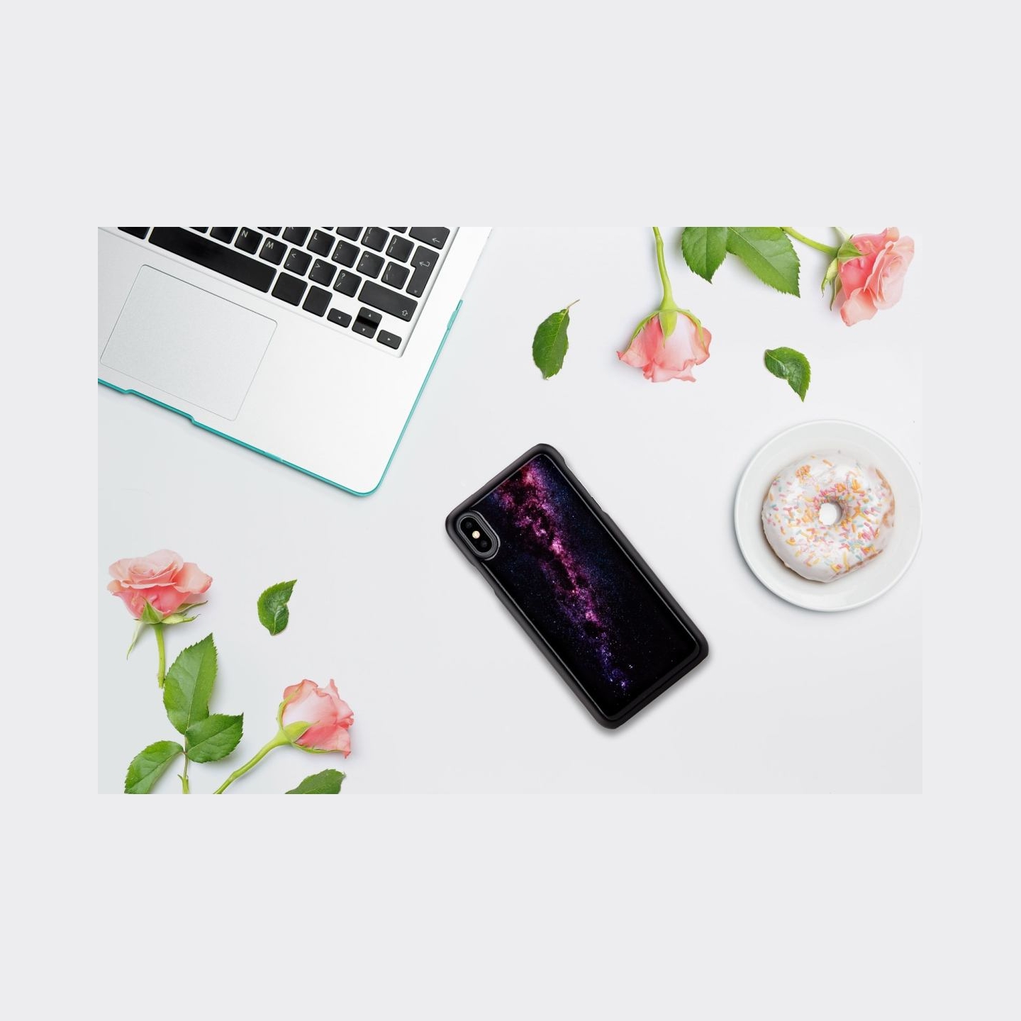 Ikins SmartPhone case iPhone XS Max milky way black