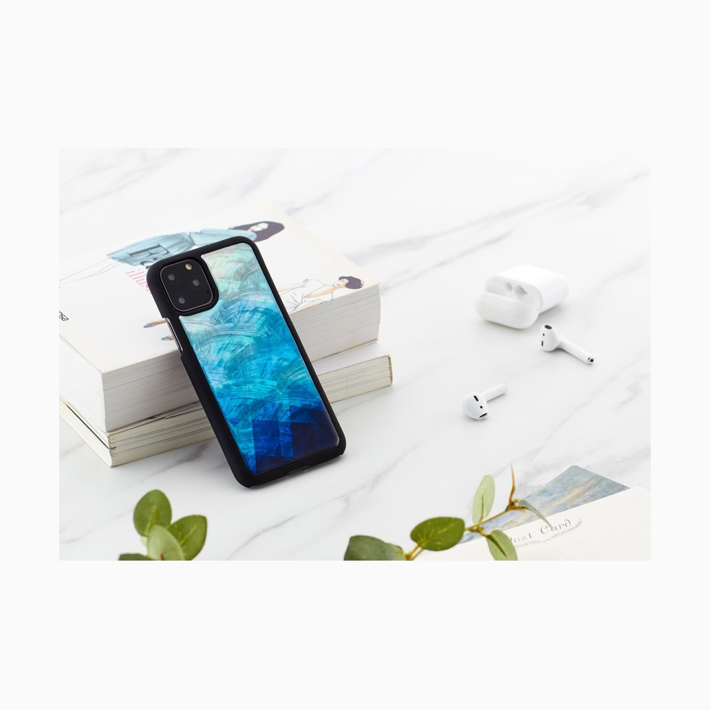 Ikins SmartPhone case iPhone 11 Pro blue lake black