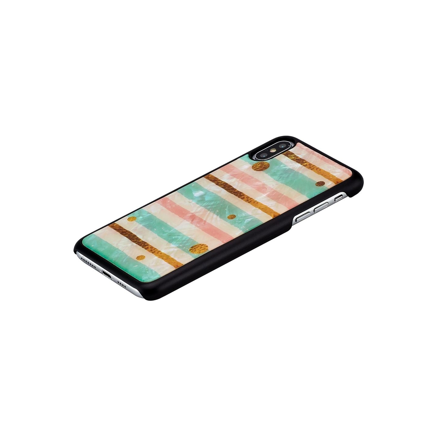 Ikins SmartPhone case iPhone XS Max pop mint black