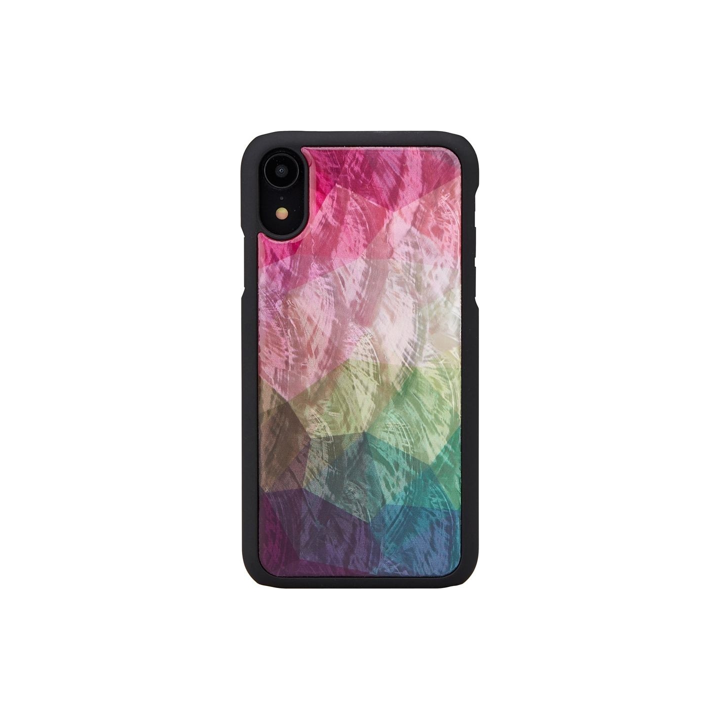 Ikins SmartPhone case iPhone XR water flower black