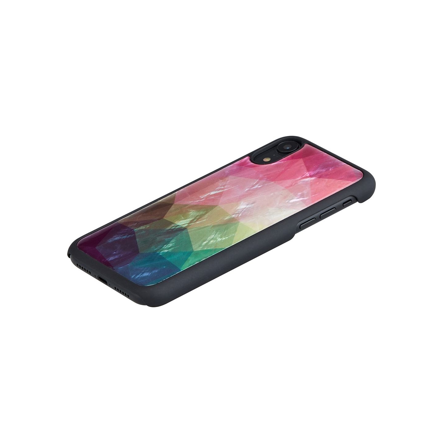 Ikins SmartPhone case iPhone XR water flower black