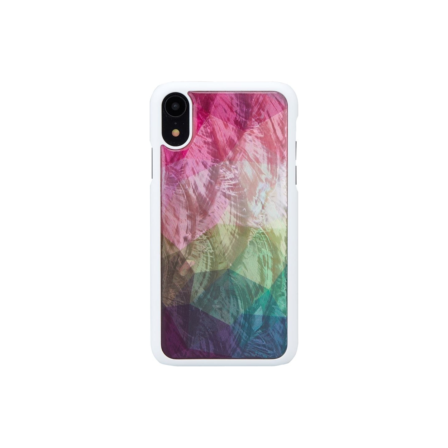 Ikins SmartPhone case iPhone XR water flower white