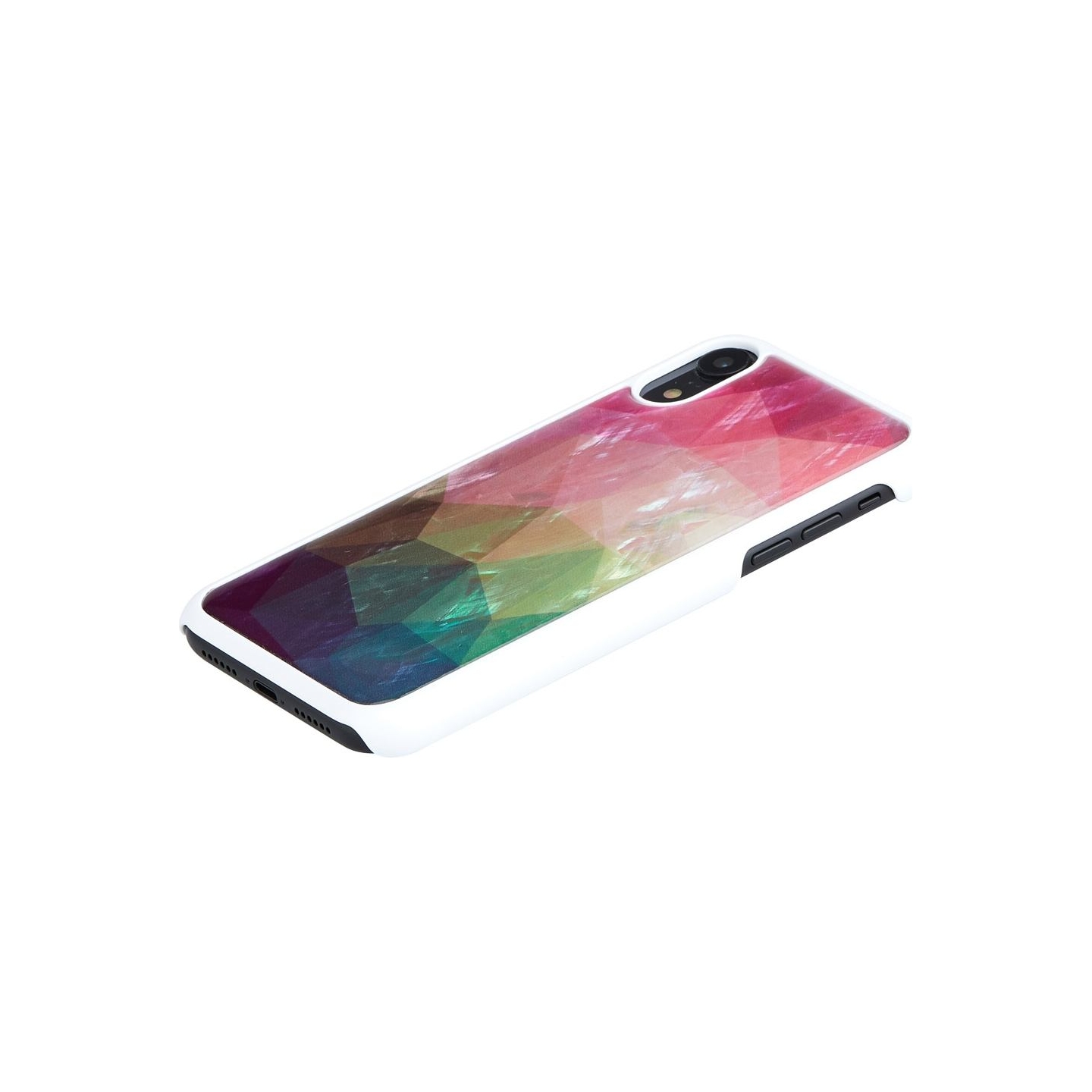 Ikins SmartPhone case iPhone XR water flower white