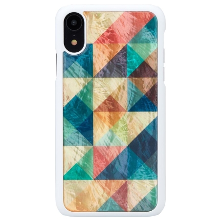 Ikins SmartPhone case iPhone XR mosaic white