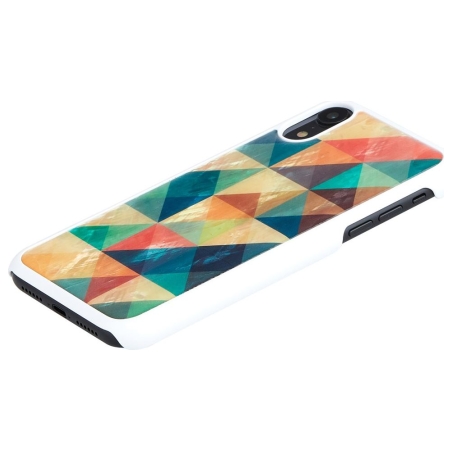 Ikins SmartPhone case iPhone XR mosaic white