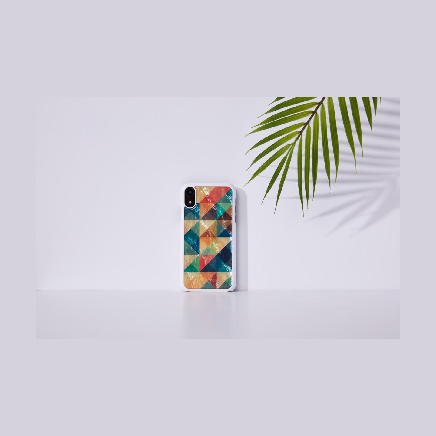 Ikins SmartPhone case iPhone XR mosaic white