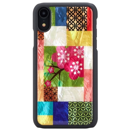 Ikins SmartPhone case iPhone XR cherry blossom black