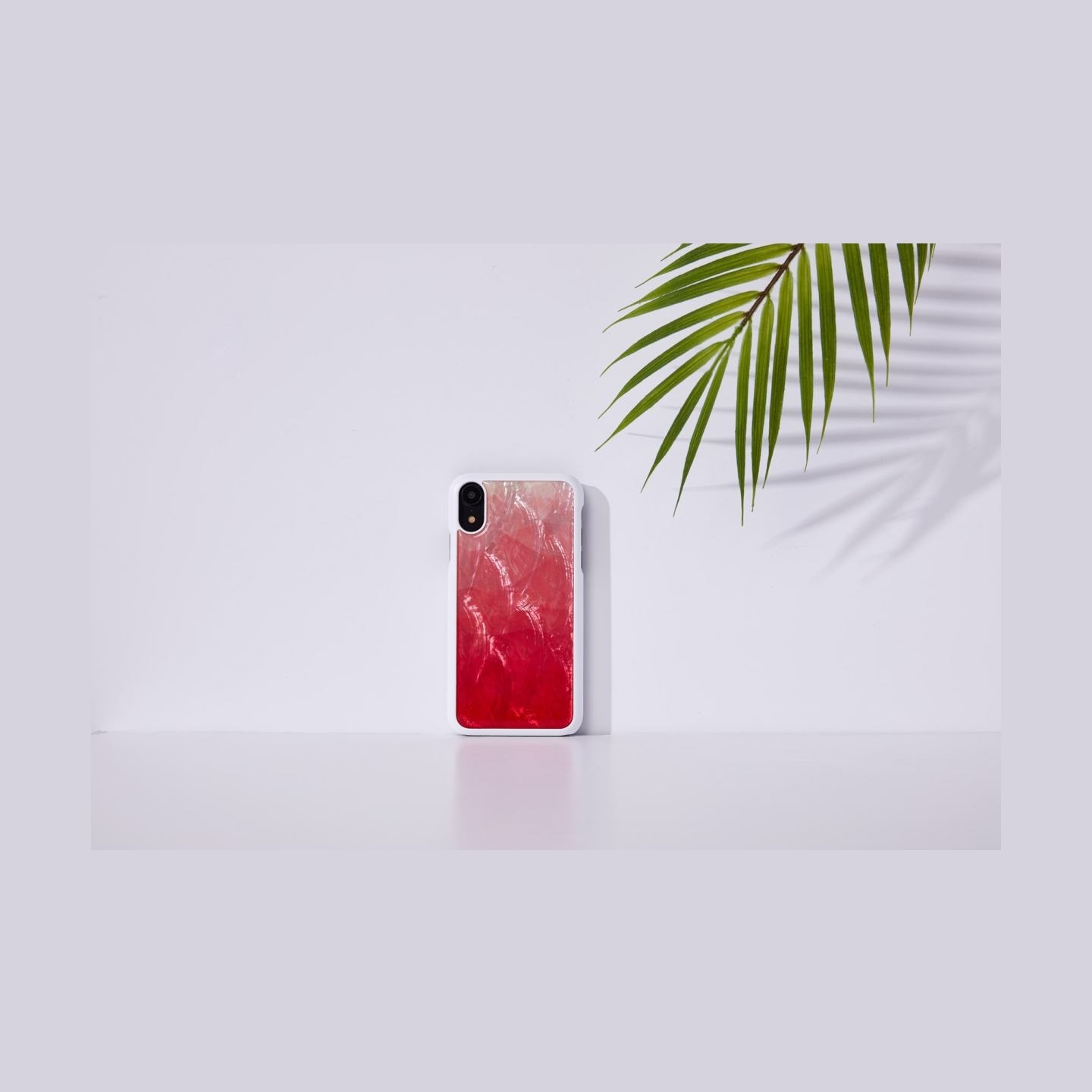 Ikins SmartPhone case iPhone XR pink lake white