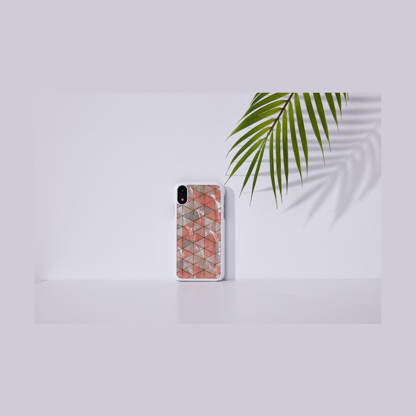 Ikins SmartPhone case iPhone XR diamond white
