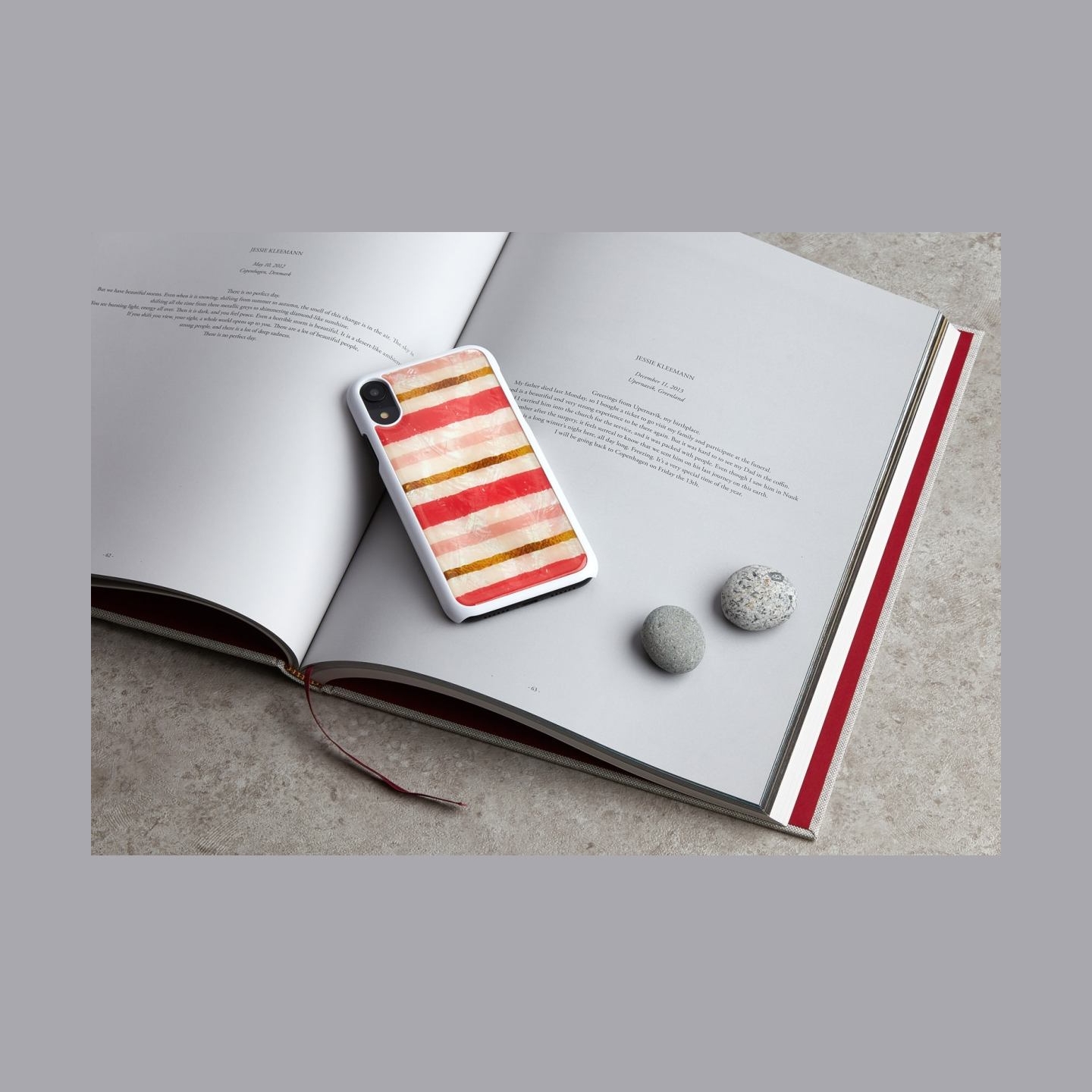 Ikins SmartPhone case iPhone XR short cake white