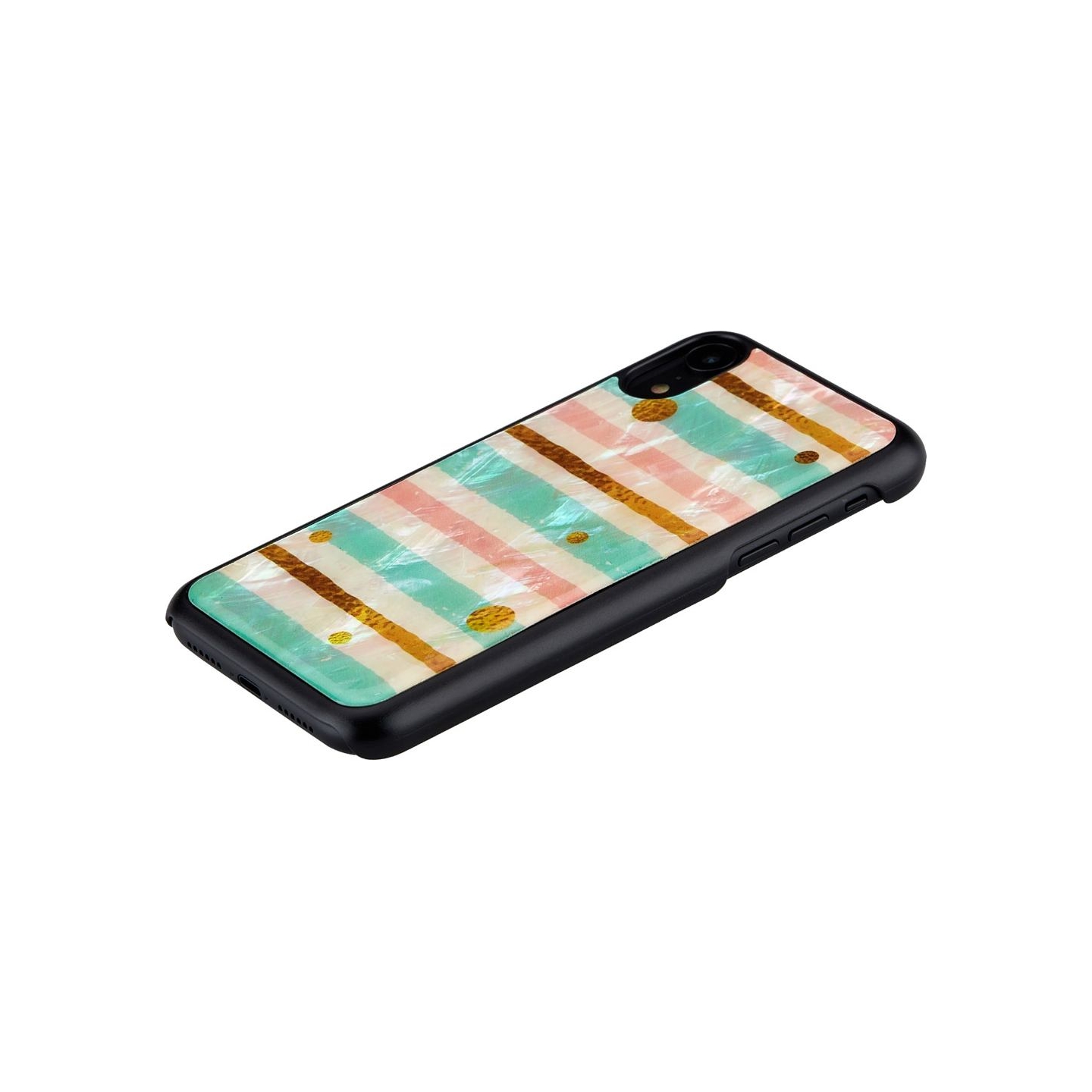 Ikins SmartPhone case iPhone XR pop mint black
