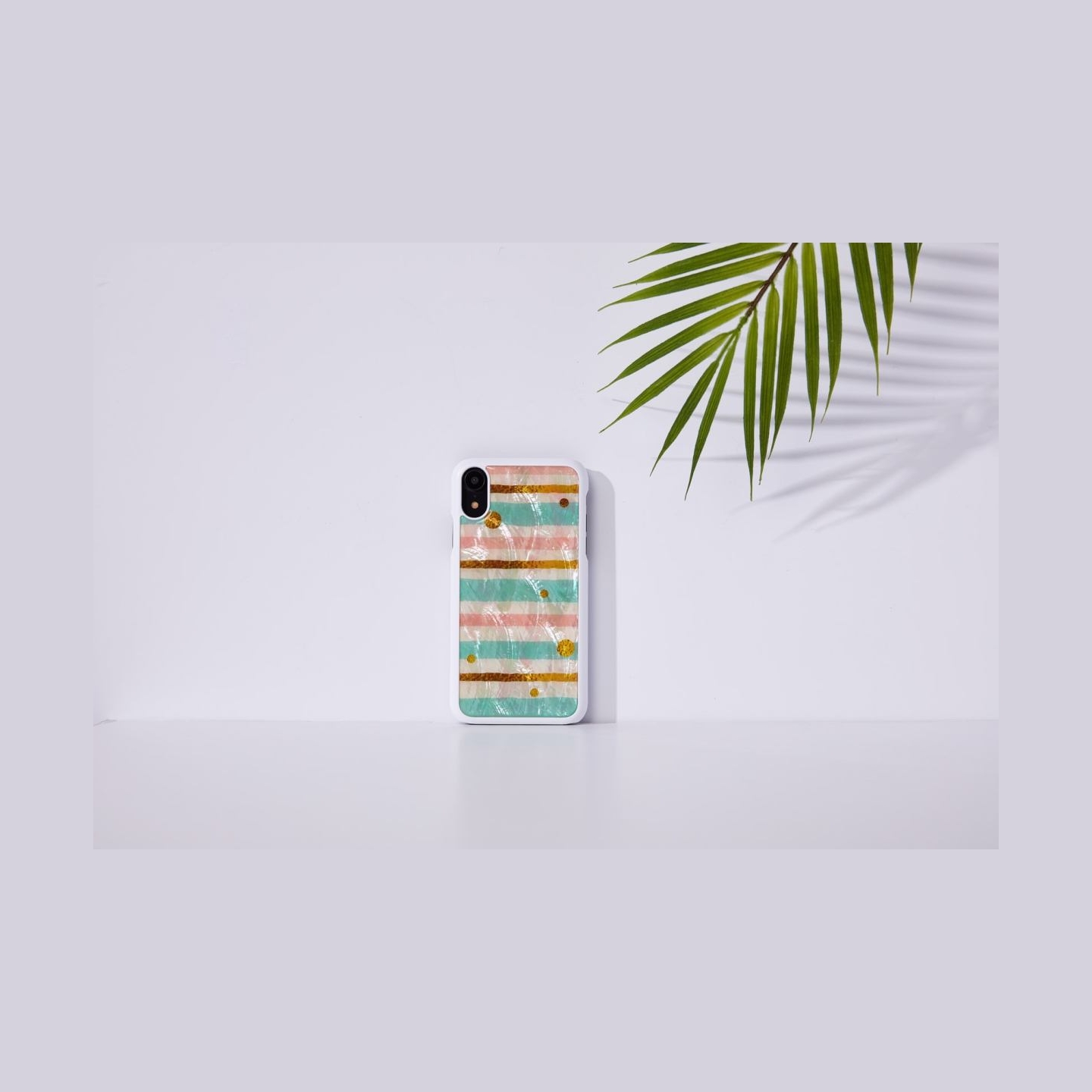 Ikins SmartPhone case iPhone XR pop mint white