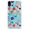Ikins SmartPhone case iPhone XR poppin rock white