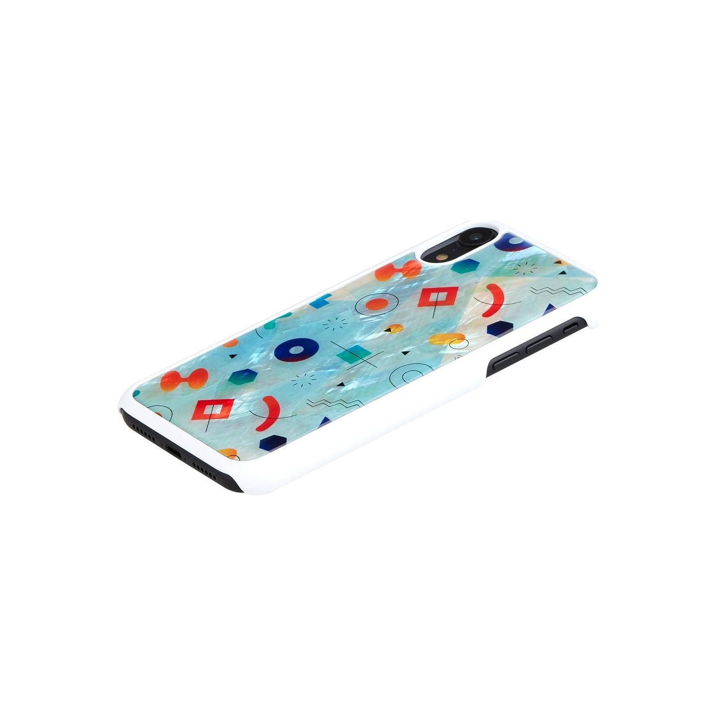 Ikins SmartPhone case iPhone XR poppin rock white