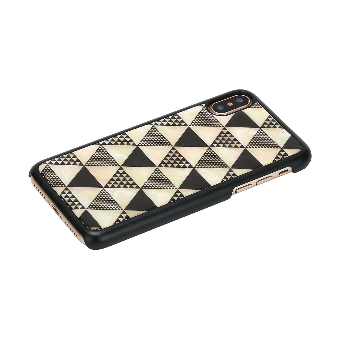 Ikins SmartPhone case iPhone XS/S pyramid black