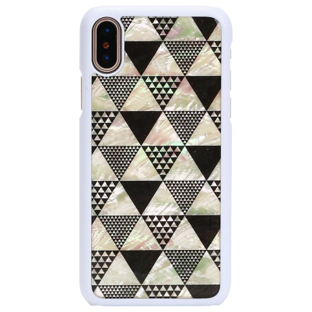 Ikins SmartPhone case iPhone XS/S pyramid white