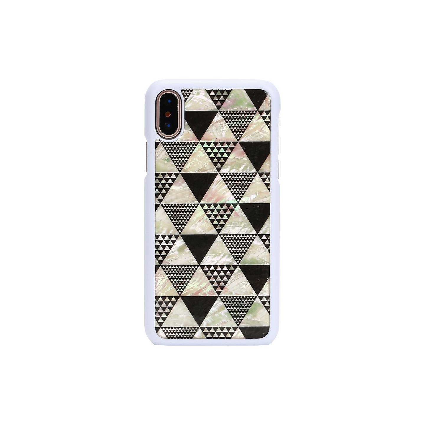 Ikins SmartPhone case iPhone XS/S pyramid white