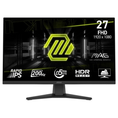 MSI LCD Monitor|MSI|MAG 272F|27"|Gaming|Matte|Panel IPS|1920x1080|16:9|200Hz|0.5 ms|Colour Black|MAG272F
