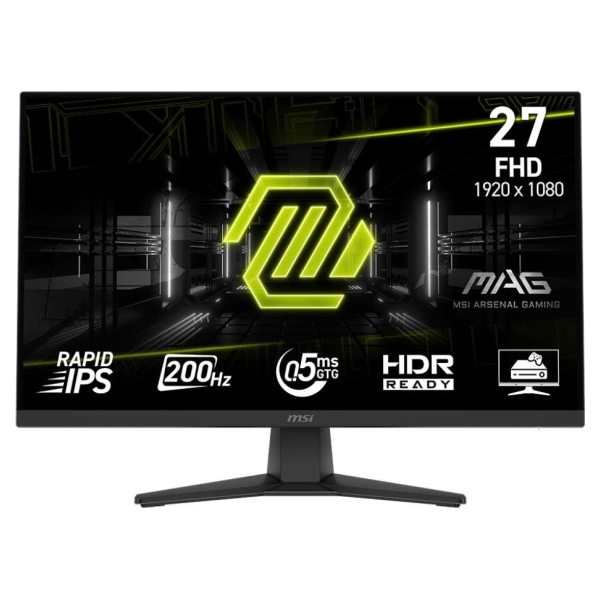 MSI LCD Monitor|MSI|MAG 272F|27"|Gaming|Matte|Panel IPS|1920x1080|16:9|200Hz|0.5 ms|Colour Black|MAG272F