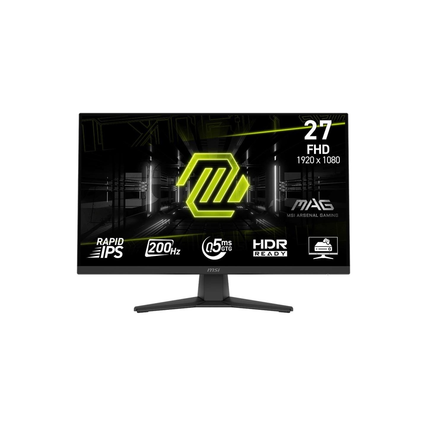 MSI LCD Monitor|MSI|MAG 272F|27"|Gaming|Matte|Panel IPS|1920x1080|16:9|200Hz|0.5 ms|Colour Black|MAG272F