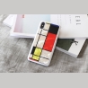 Ikins SmartPhone case iPhone XS/S mondrian white